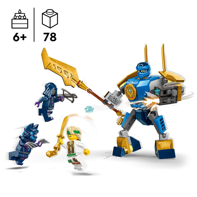 LEGO Ninjago Zestaw Bitewny Z Mechem Jaya 78el. 6+ 71805