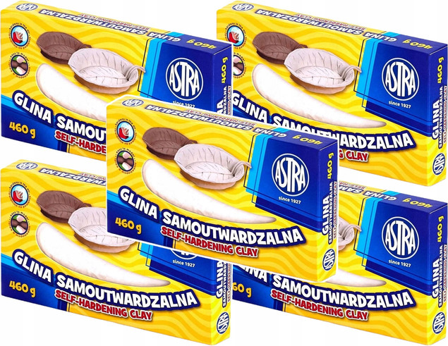 Glina samoutwardzalna biała 460g ASTRA