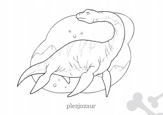 Maluszkowe malowanie. Dinozaury