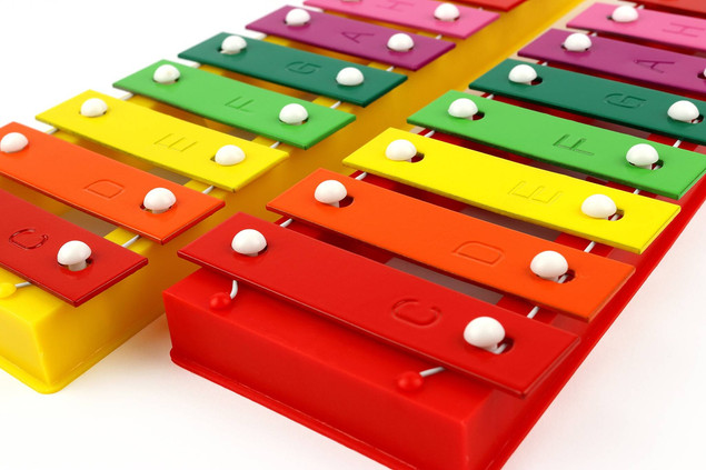 CYMBAŁKI DZWONKI DIATONICZNE 10 TONOWE DLA DZIECI