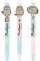 3x Długopis Wymazywalne Z Figurką PUSHEEN Ergonomiczny Uchwyt Majewski