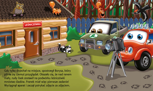 Tropy Zwierząt. Samochodzik Franek