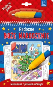 Radosne Boże Narodzenie. Malowanka z pisakiem w.2 Anna Podgórska