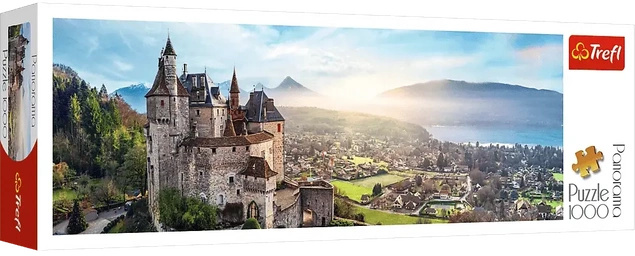 PUZZLE 1000 PANORAMA ZAMEK FRANCJA ZABYTEK WIDOK 