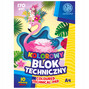 Blok techniczny KOLOROWY Astra 10 kartek A4 Dla Dzieci 170g Astra