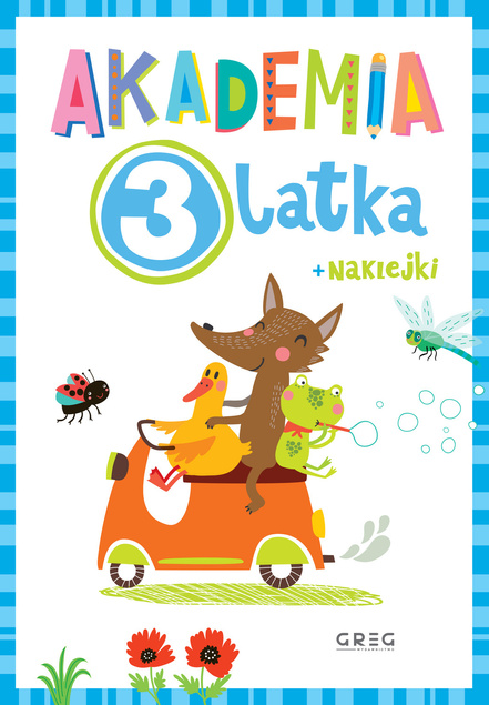 Akademia 3-latka z naklejkami Greg Outlet