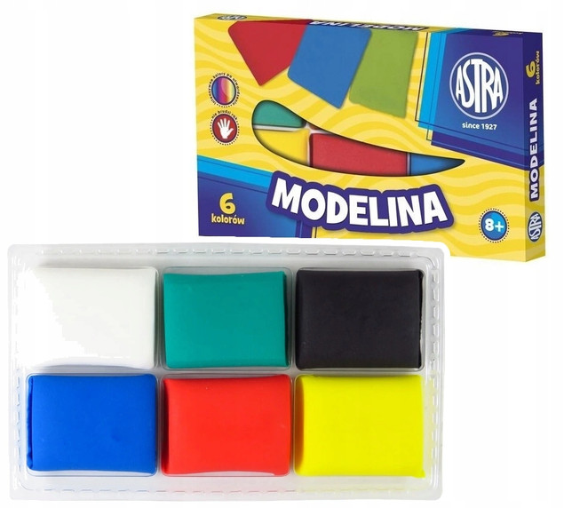 Modelina 6 kolorów ASTRA