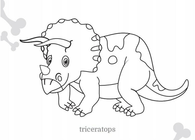 Maluszkowe malowanie. Dinozaury