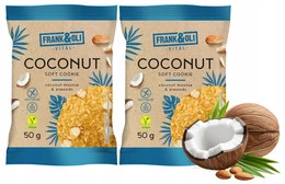 FRANK&OLI Ciasteczko Miękkie KOKOS MIGDAŁ Bez Cukru 50g x2