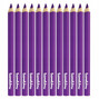 Kredki Trójkątne Grube FIOLETOWE op. 12 Sztuk Bambino