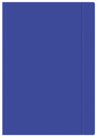 Teczka z gumką A4+ jednokolorowa granatowa p10 INTERDRUK   cena za 1 sztukę