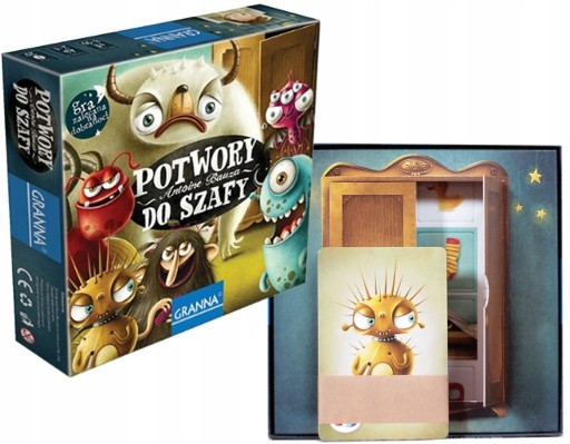 Potwory do szafy Gra rodzinna logiczna GRANNA