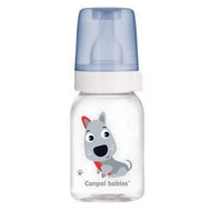 Canpol babies butelka wąska 120ml CUTE ANIMALS