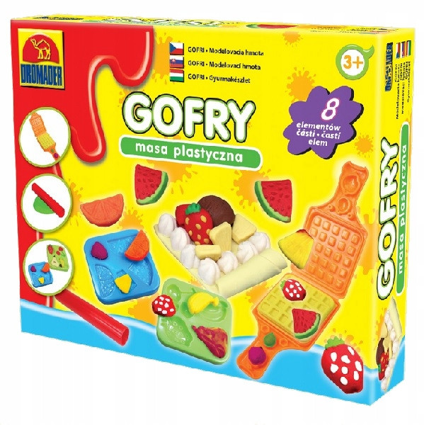 Masa plastyczna Gofry.  43846   DROMADER