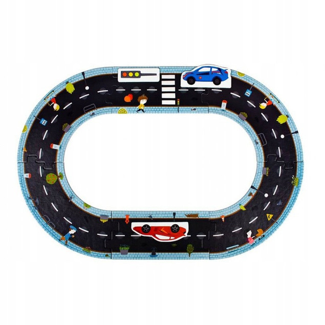 Kapitan Nauka. Droga. Duże puzzle z grą