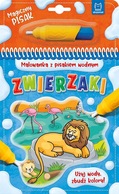 Malowanka z pisakiem wodnym. Zwierzaki