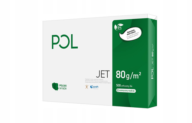 Papier biurowy ksero IP POL JET A3 kl. A 166CIE 80gsm ryza 500 arkuszy