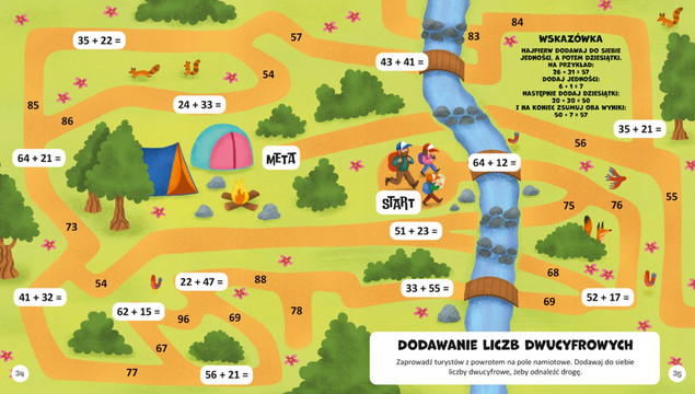 Niesamowite Labirynty Matematyczne. Dodawanie i Odejmowanie