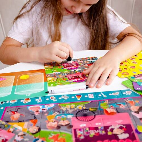 Puzzle Edukacyjne Candy Fair Tekturowe Cukierki Cukiernia 3+ Roter Kafer