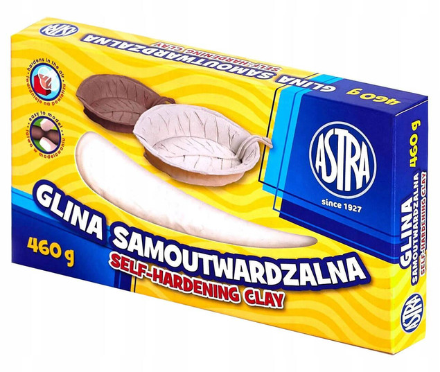 Glina samoutwardzalna biała 460g ASTRA