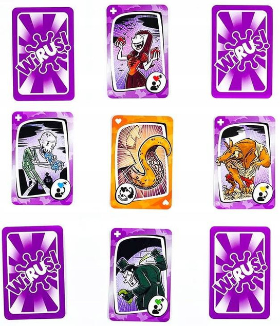 Dodatki Do Gry WIRUS - Wirus! 2: Ewolucja + Wirus Halloween 8+ MUDUKO
