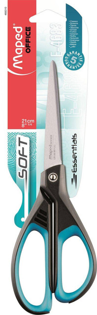 Nożyczki Essentials Soft 21cm asymetryczne MAPED
