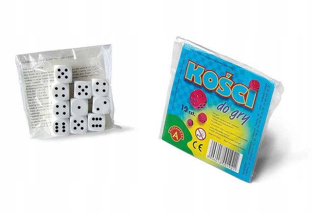 Alexander, Gra losowa, KOŚCI DO GRY