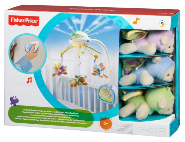 Fisher Price | karuzela z misiami i projektorem 3w1