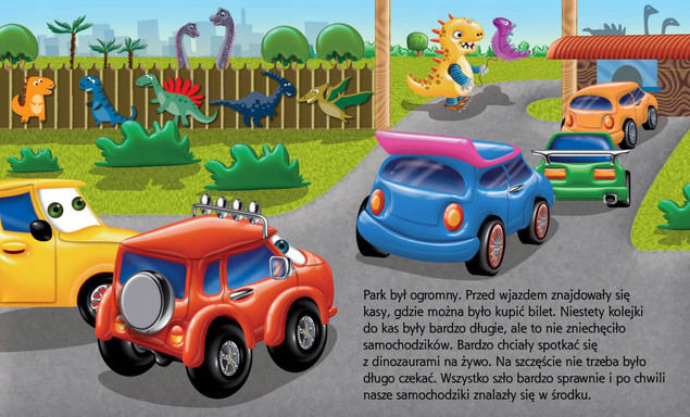 Dinozaury. Samochodzik Franek