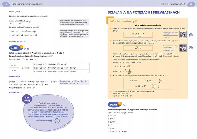 Matura. Matematyka. Liceum i technikum. Matura 2024-2026