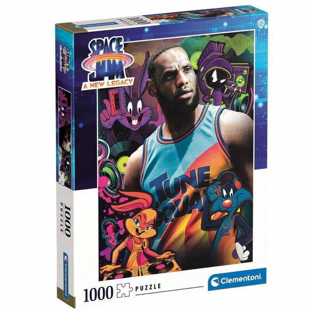 Puzzle 1000 El. Space Jam Kosmiczny Mecz Koszykówka 14+ Clementoni