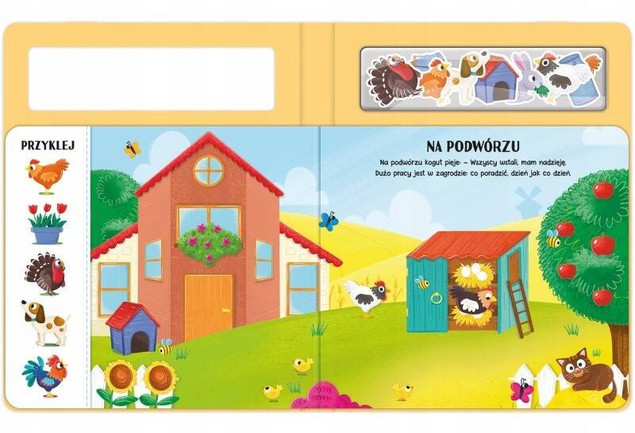 Na wsi. Książeczka z magnesami