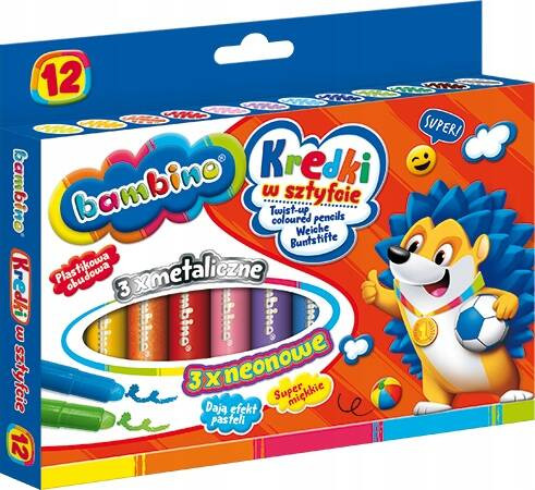 KREDKI W SZTYFCIE 12K BAMBINO