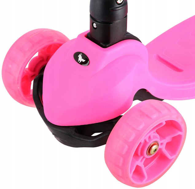 HULAJNOGA DZIECIĘCA JEŹDZIK 2W1 LED HLB12 NILS FUN