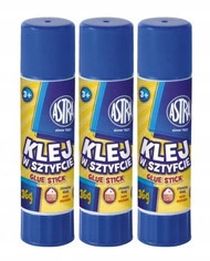 3x Astra Klej w sztyfcie 36g