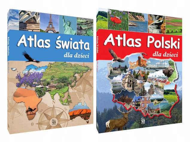 Atlas świata dla dzieci w.2023