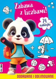 Zabawa z LICZBAMI Dodawanie i Odejmowanie 74 Naklejki Kredka