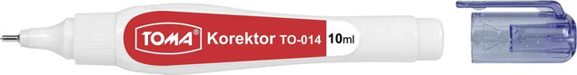 Korektor w pisaku Toma 10 ml – metalowa końcówka | Toma