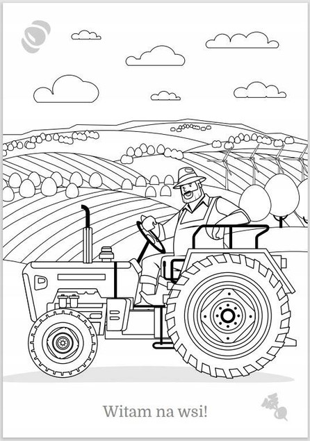 Maluszkowe malowanie. Pojazdy na wsi
