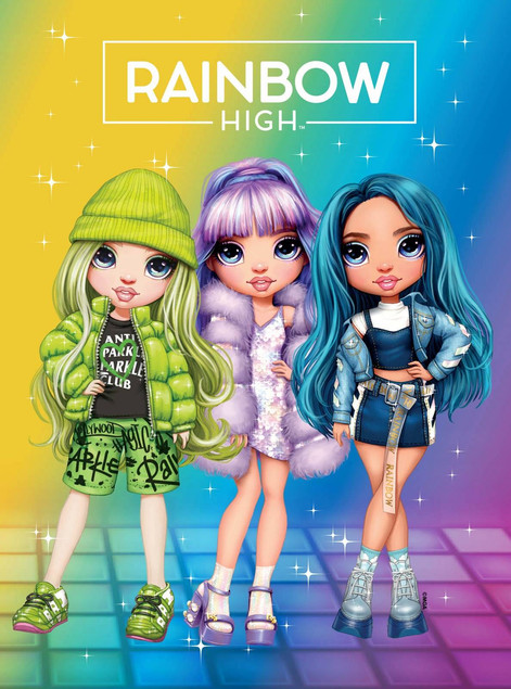 Zeszyt w kratkę A5 Rainbow High Astra 16 kartek