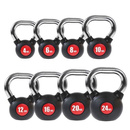 17031 KGC-10 KETTLEBELL GUMA Z CHROMOWANĄ RĄCZKĄ 10 KG HMS