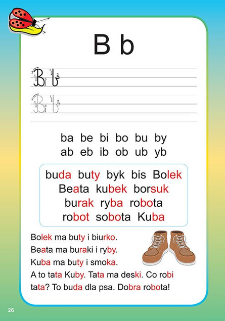 Czytanie metodą sylabową. Karty pracy