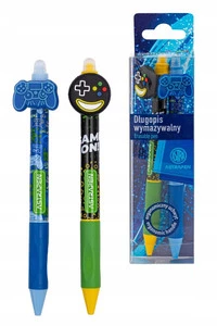 ASTRA Długopis ZMAZYWALNY Wymazywalny Automatyczny 2 Sztuki GAMER