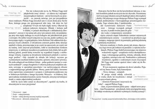 W 80 dni dookoła świata lektura z opracowaniem