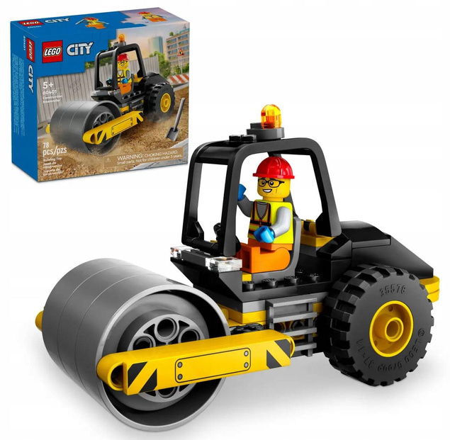 LEGO City Walec Budowlany 78el. 5+ 60401