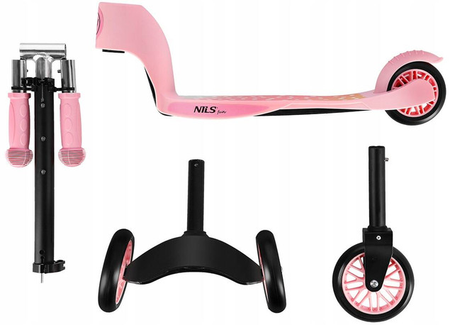 HULAJNOGA DLA DZIECI 2w1 TRZYKOŁOWA DZIĘCIĘCA