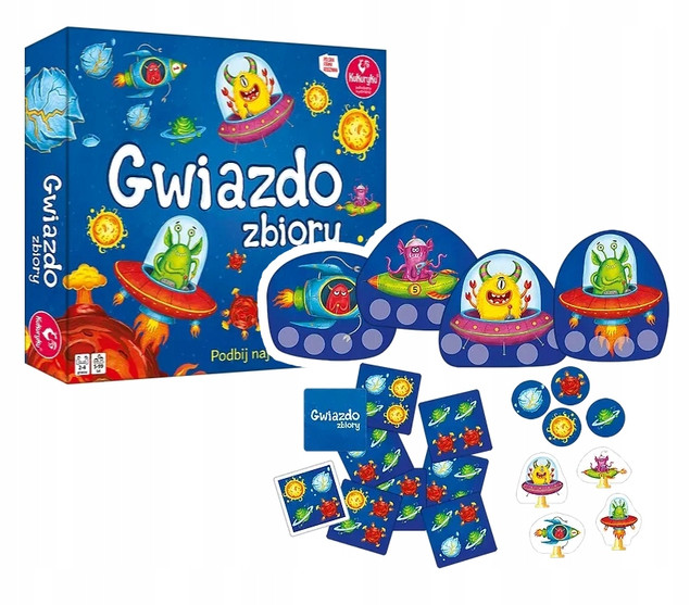 Gwiazdozbiory Gra Planszowa Dla Dzieci Pamięciowa Logiczna 5+ Kukuryku