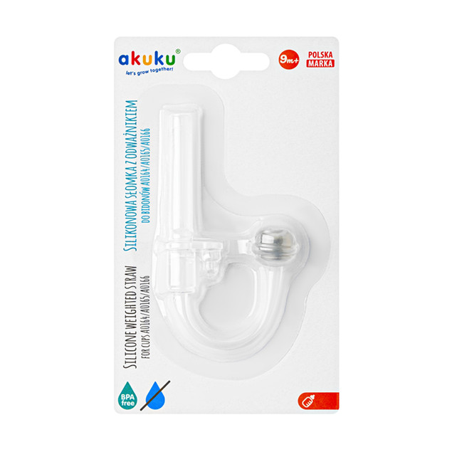 ZAPASOWA SŁOMKA Do Bidonu AKUKU A0164 A0165 A0166 z Odważnikiem A0167 2 szt