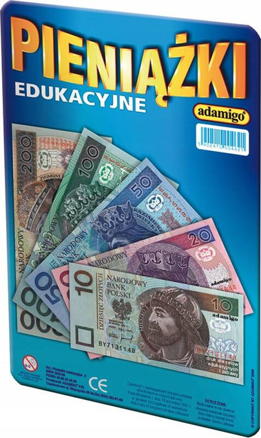Pieniążki Edukacyjne do Nauki i Zabawy Adamigo 