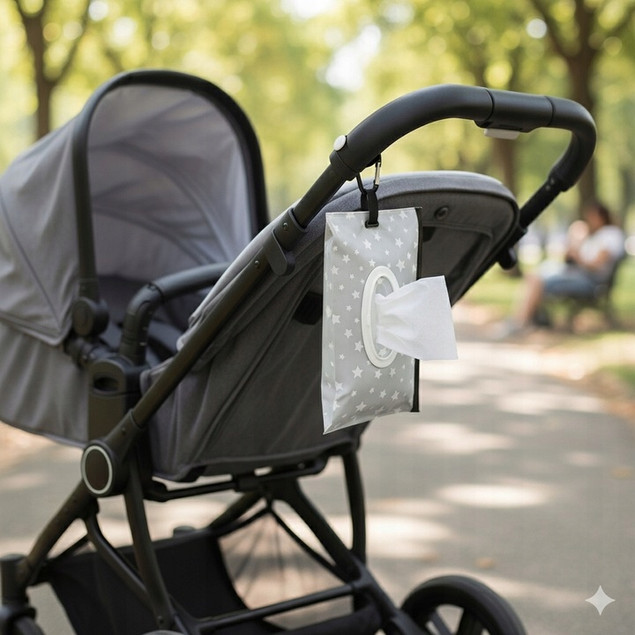 BOCIOLAND Etui Na Mokre Chusteczki Nawilżane Przenośny Organizer Saszetka